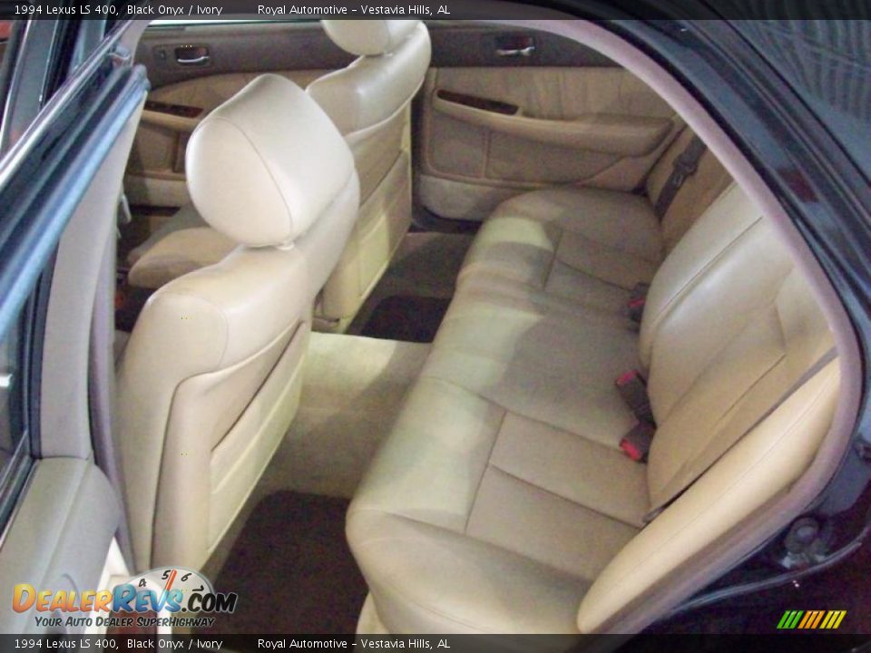 1994 Lexus LS 400 Black Onyx / Ivory Photo #20