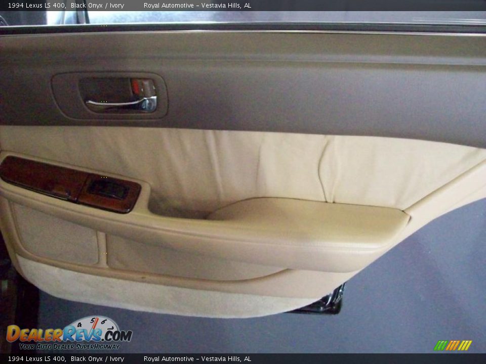 1994 Lexus LS 400 Black Onyx / Ivory Photo #24