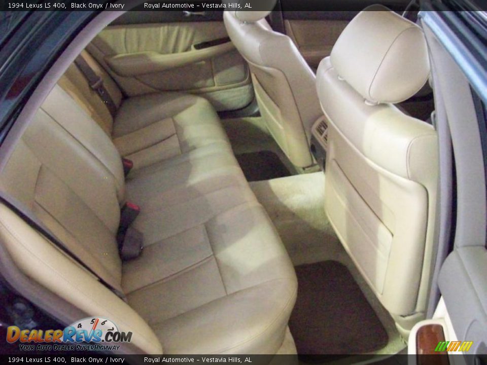 1994 Lexus LS 400 Black Onyx / Ivory Photo #25
