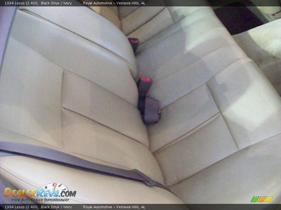 1994 Lexus LS 400 Black Onyx / Ivory Photo #26