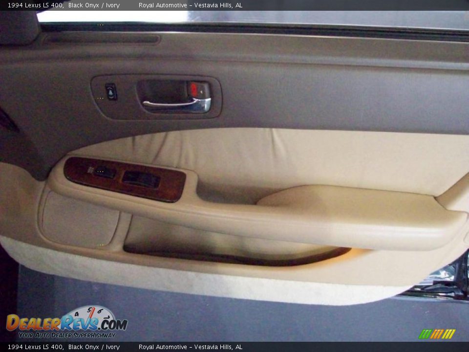 1994 Lexus LS 400 Black Onyx / Ivory Photo #27