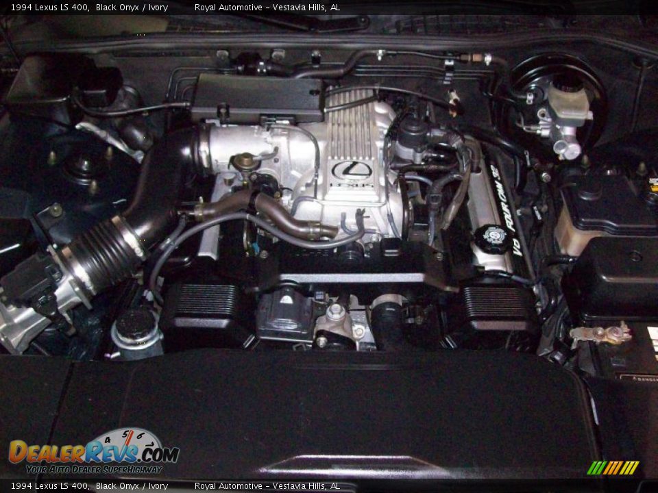 1994 Lexus LS 400 Black Onyx / Ivory Photo #30