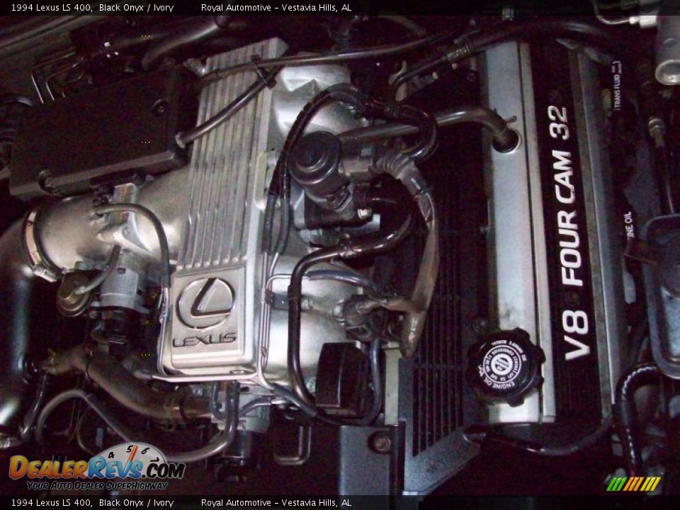1994 Lexus LS 400 Black Onyx / Ivory Photo #31