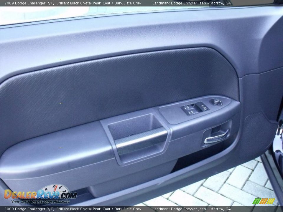 2009 Dodge Challenger R/T Brilliant Black Crystal Pearl Coat / Dark Slate Gray Photo #13