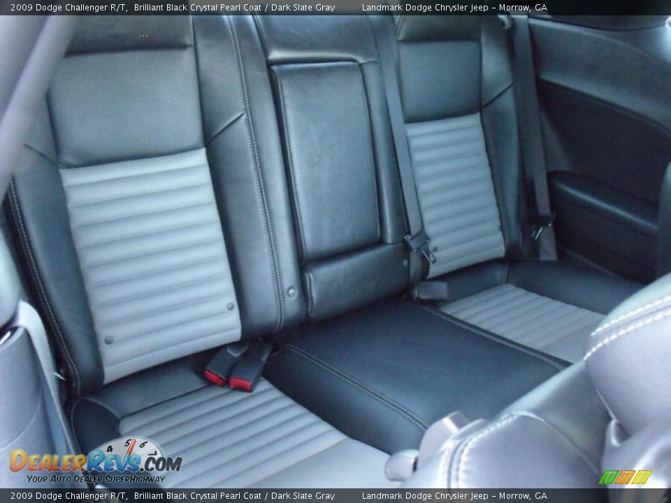 2009 Dodge Challenger R/T Brilliant Black Crystal Pearl Coat / Dark Slate Gray Photo #17