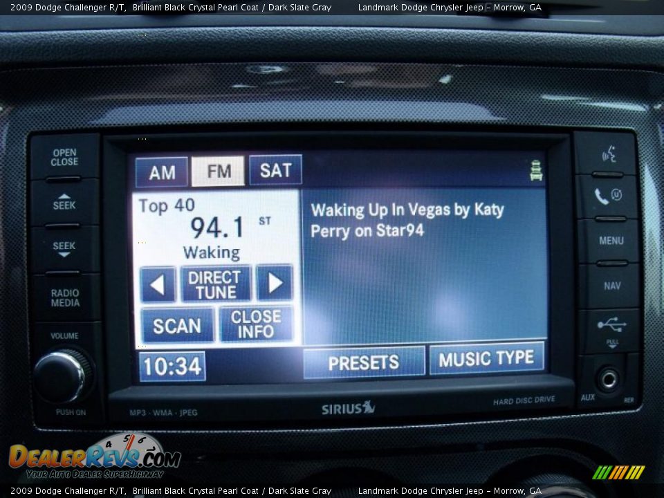 2009 Dodge Challenger R/T Brilliant Black Crystal Pearl Coat / Dark Slate Gray Photo #22