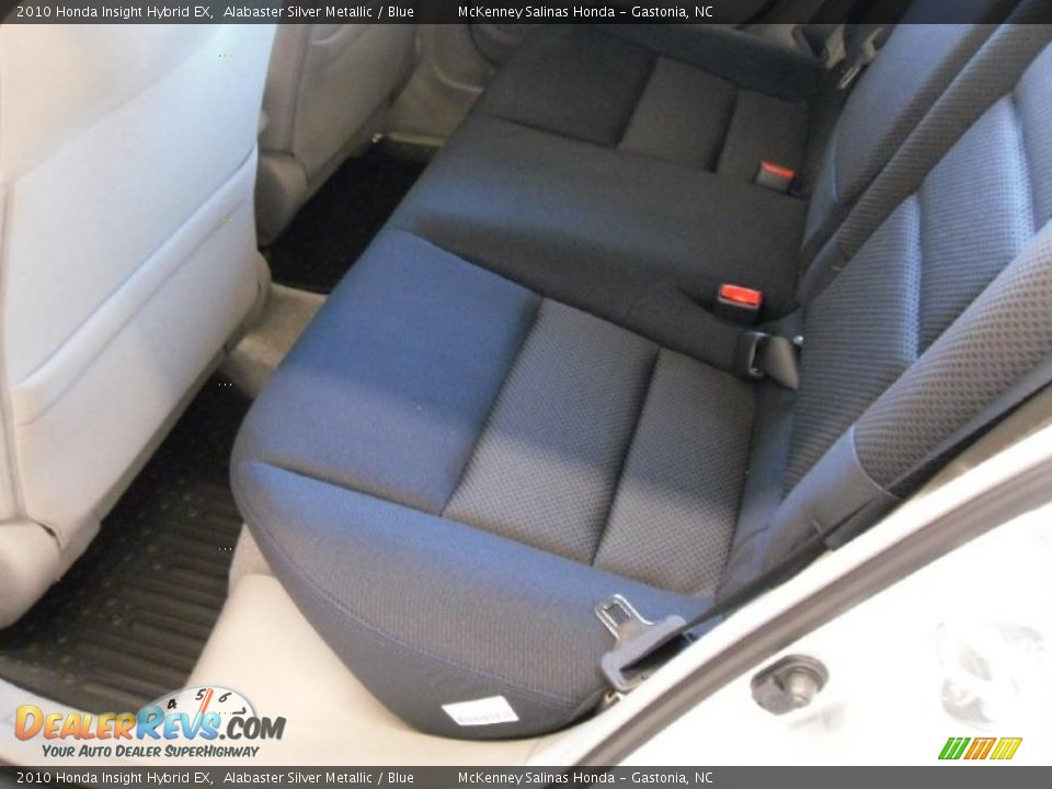 2010 Honda Insight Hybrid EX Alabaster Silver Metallic / Blue Photo #15