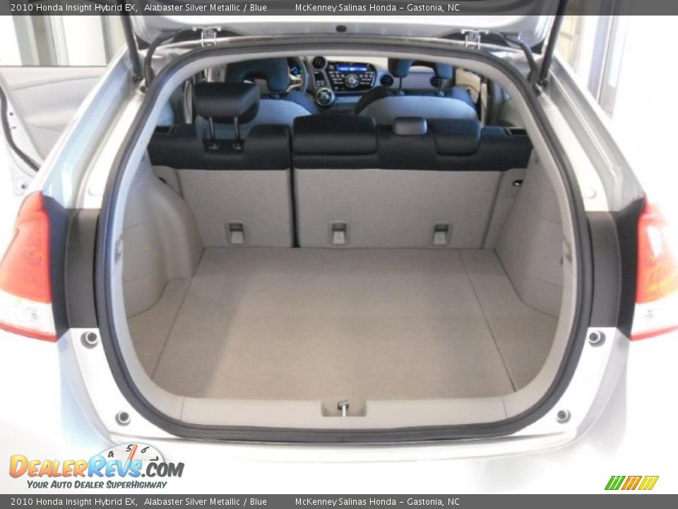 2010 Honda Insight Hybrid EX Alabaster Silver Metallic / Blue Photo #19