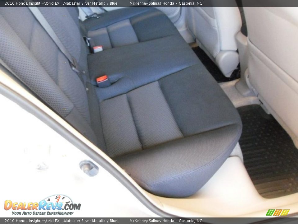 2010 Honda Insight Hybrid EX Alabaster Silver Metallic / Blue Photo #20
