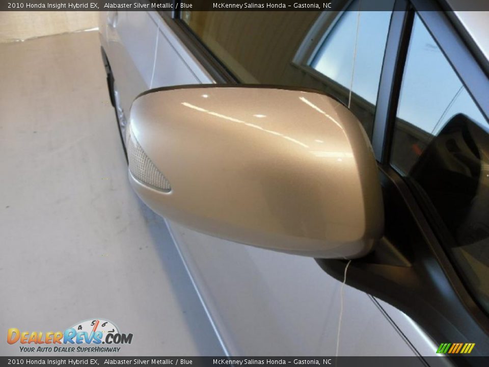 2010 Honda Insight Hybrid EX Alabaster Silver Metallic / Blue Photo #25