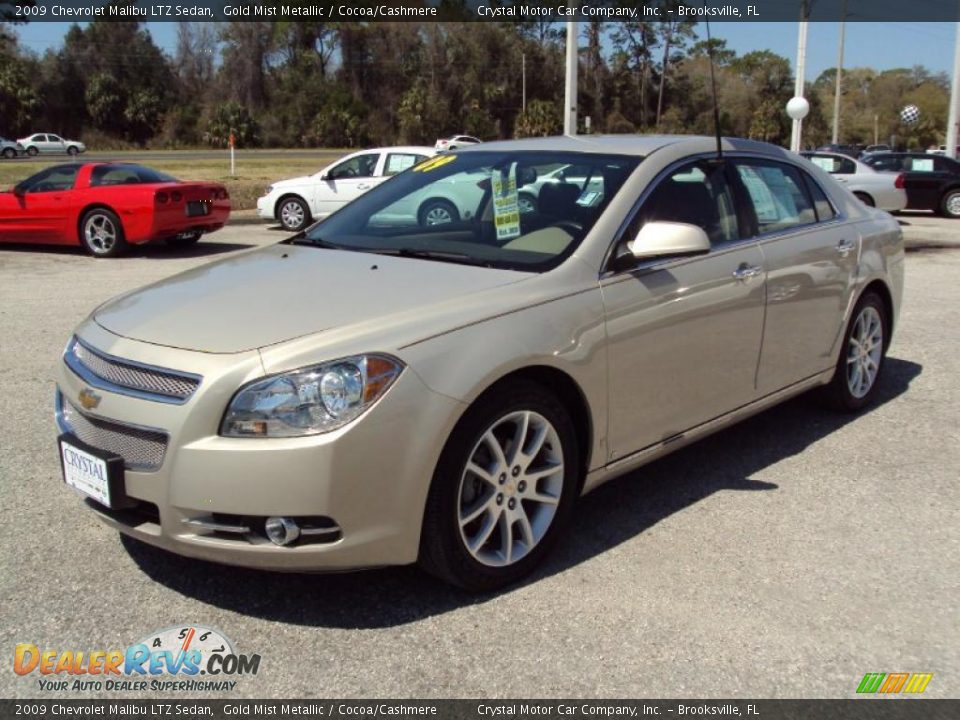 2009 Chevrolet Malibu LTZ Sedan Gold Mist Metallic / Cocoa/Cashmere Photo #1