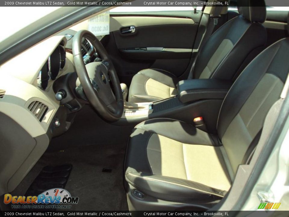 2009 Chevrolet Malibu LTZ Sedan Gold Mist Metallic / Cocoa/Cashmere Photo #4