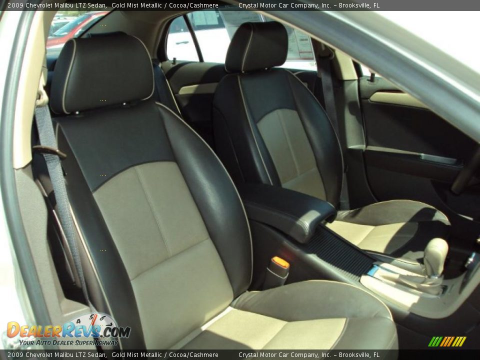 2009 Chevrolet Malibu LTZ Sedan Gold Mist Metallic / Cocoa/Cashmere Photo #12