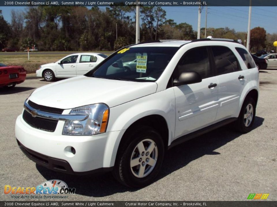 2008 Chevrolet Equinox LS AWD Summit White / Light Cashmere Photo #1