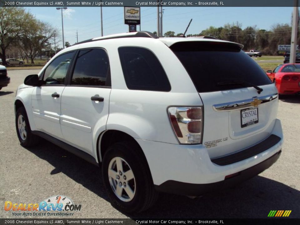 2008 Chevrolet Equinox LS AWD Summit White / Light Cashmere Photo #3