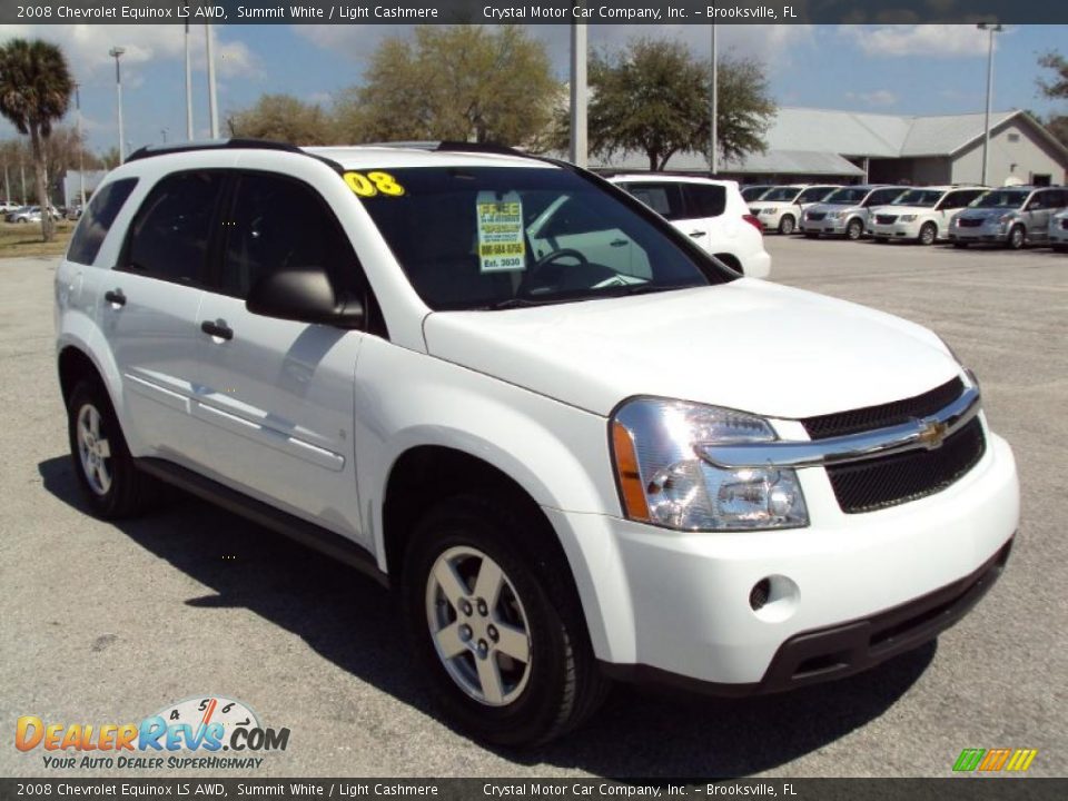 2008 Chevrolet Equinox LS AWD Summit White / Light Cashmere Photo #11