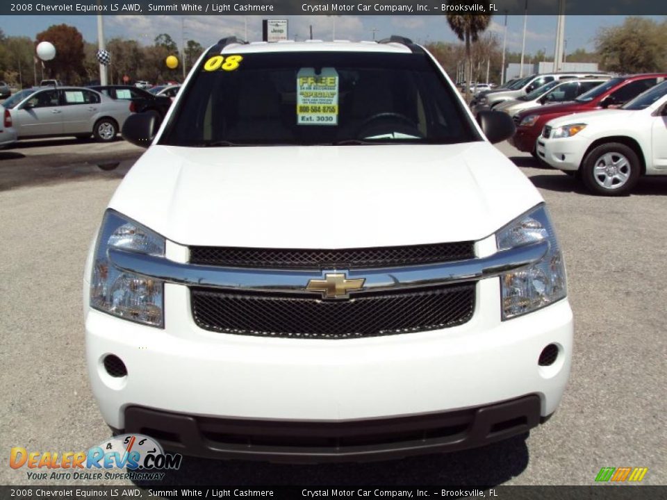 2008 Chevrolet Equinox LS AWD Summit White / Light Cashmere Photo #14