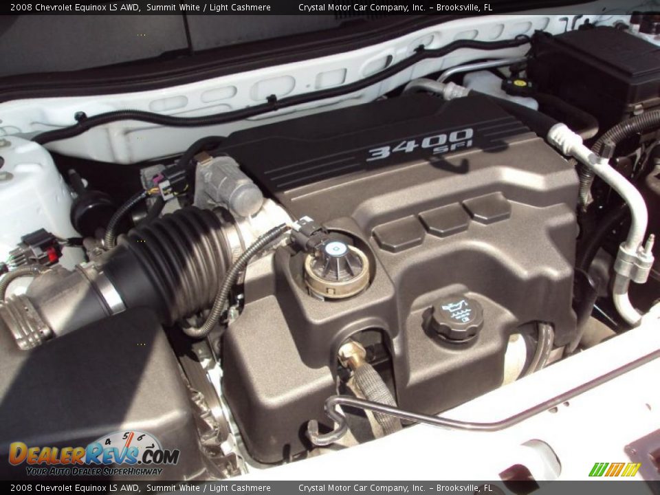 2008 Chevrolet Equinox LS AWD Summit White / Light Cashmere Photo #17