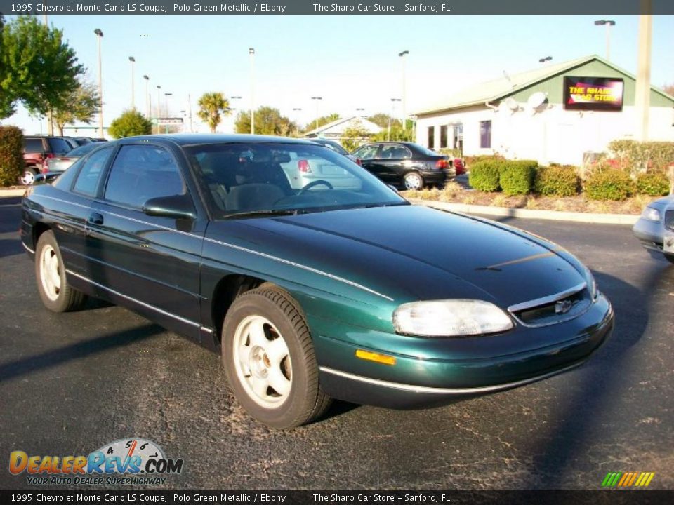 1995 Chevrolet Monte Carlo LS Coupe Polo Green Metallic / Ebony Photo #3