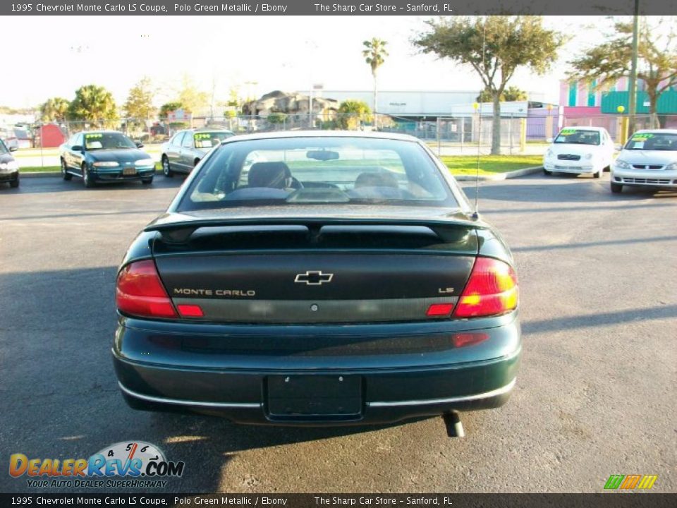1995 Chevrolet Monte Carlo LS Coupe Polo Green Metallic / Ebony Photo #4