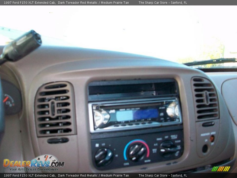 1997 Ford F150 XLT Extended Cab Dark Toreador Red Metallic / Medium Prairie Tan Photo #5