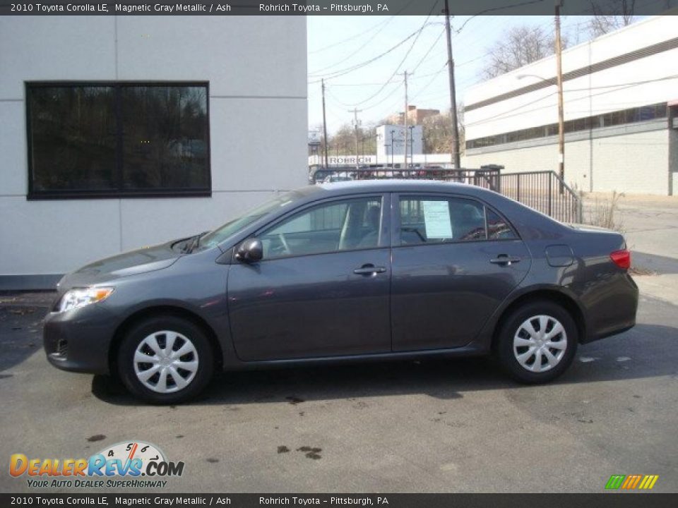 2010 Toyota Corolla LE Magnetic Gray Metallic / Ash Photo #1