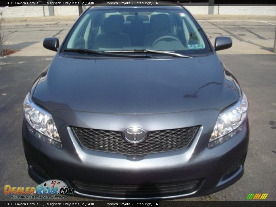 2010 Toyota Corolla LE Magnetic Gray Metallic / Ash Photo #7