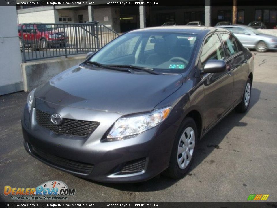 2010 Toyota Corolla LE Magnetic Gray Metallic / Ash Photo #8