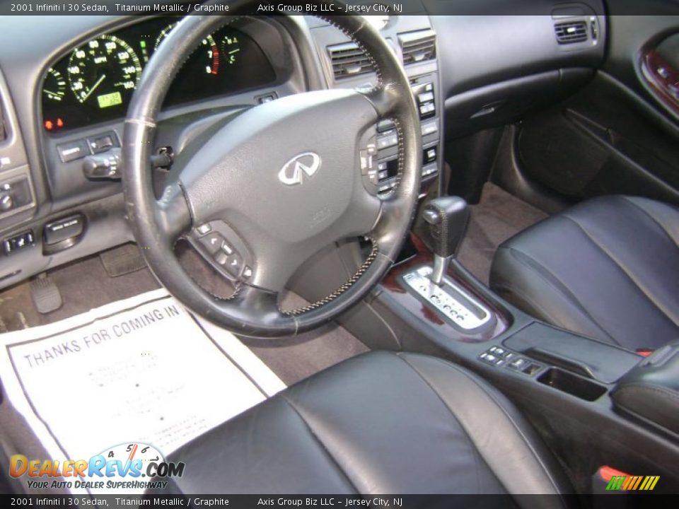 2001 Infiniti I 30 Sedan Titanium Metallic / Graphite Photo #11