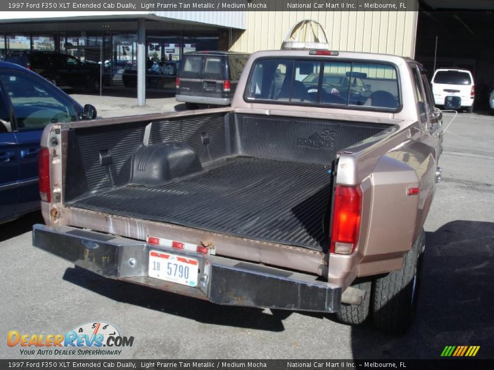 1997 Ford F350 XLT Extended Cab Dually Light Prarrie Tan Metallic / Medium Mocha Photo #3