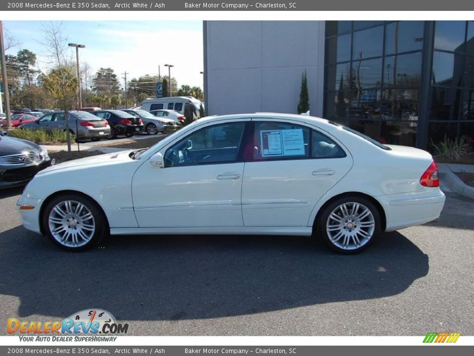 2008 Mercedes-Benz E 350 Sedan Arctic White / Ash Photo #2