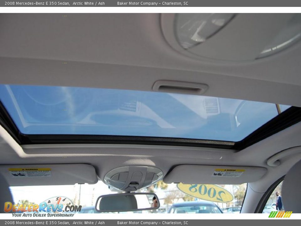 2008 Mercedes-Benz E 350 Sedan Arctic White / Ash Photo #4