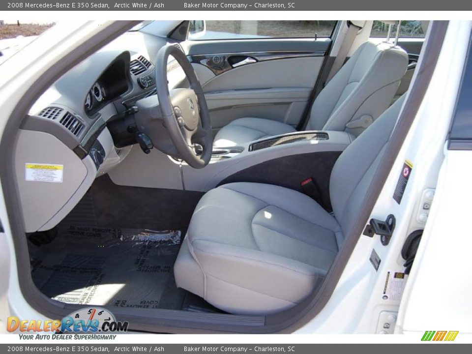 2008 Mercedes-Benz E 350 Sedan Arctic White / Ash Photo #5