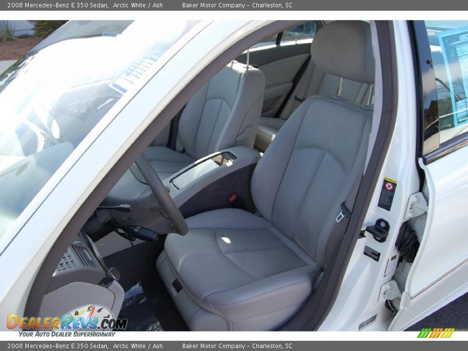 2008 Mercedes-Benz E 350 Sedan Arctic White / Ash Photo #6