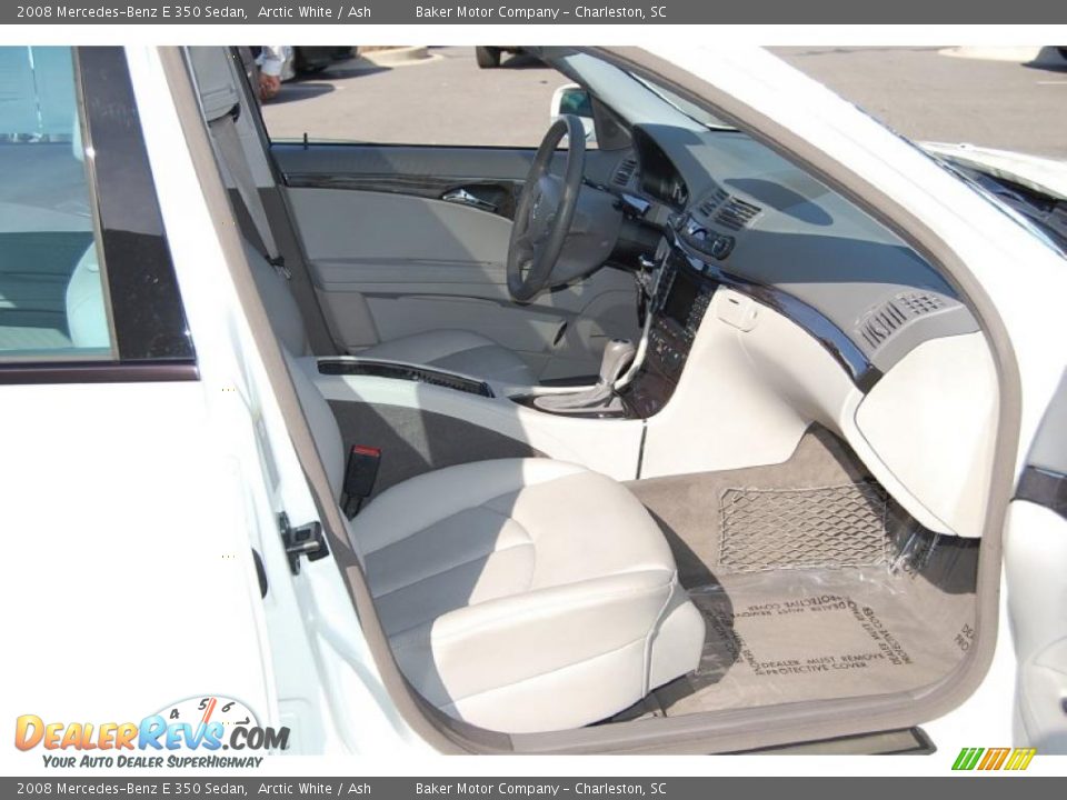 2008 Mercedes-Benz E 350 Sedan Arctic White / Ash Photo #12