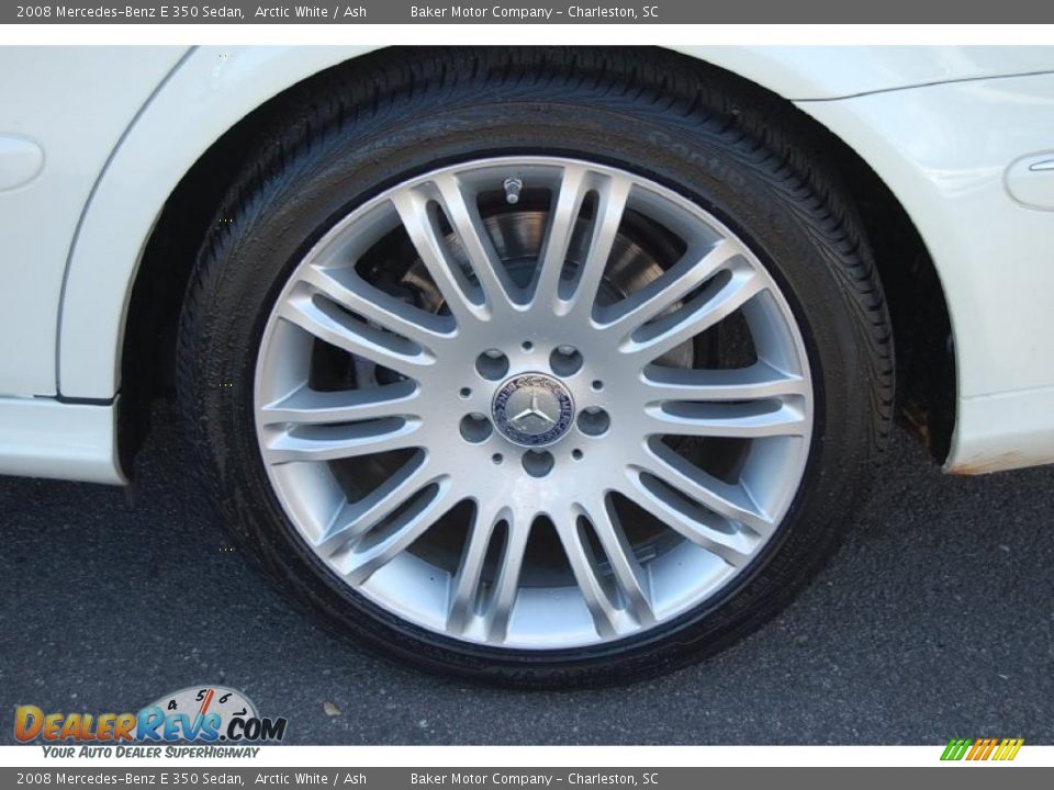 2008 Mercedes-Benz E 350 Sedan Arctic White / Ash Photo #19