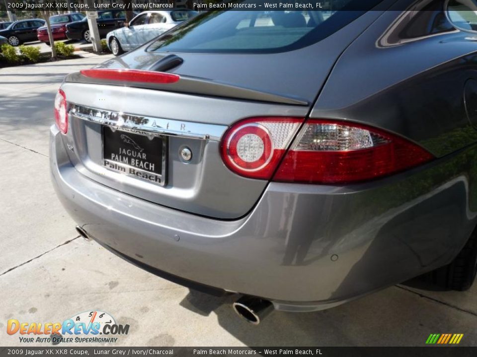 2009 Jaguar XK XK8 Coupe Lunar Grey / Ivory/Charcoal Photo #6