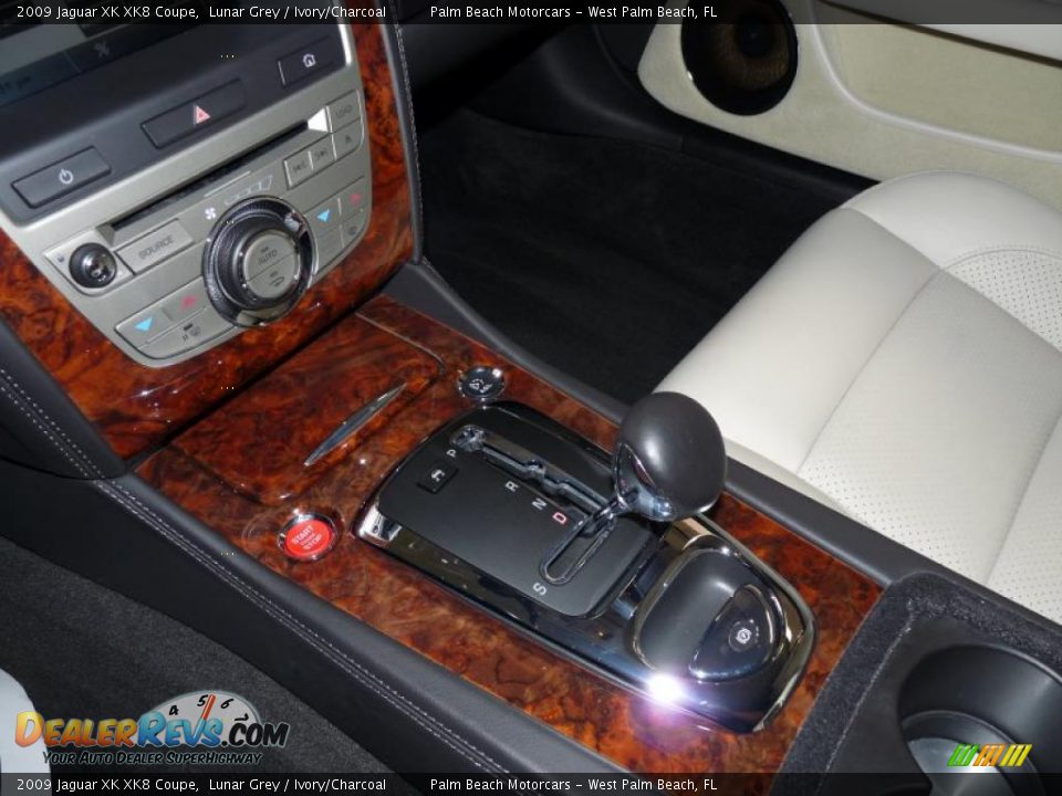 2009 Jaguar XK XK8 Coupe Lunar Grey / Ivory/Charcoal Photo #26
