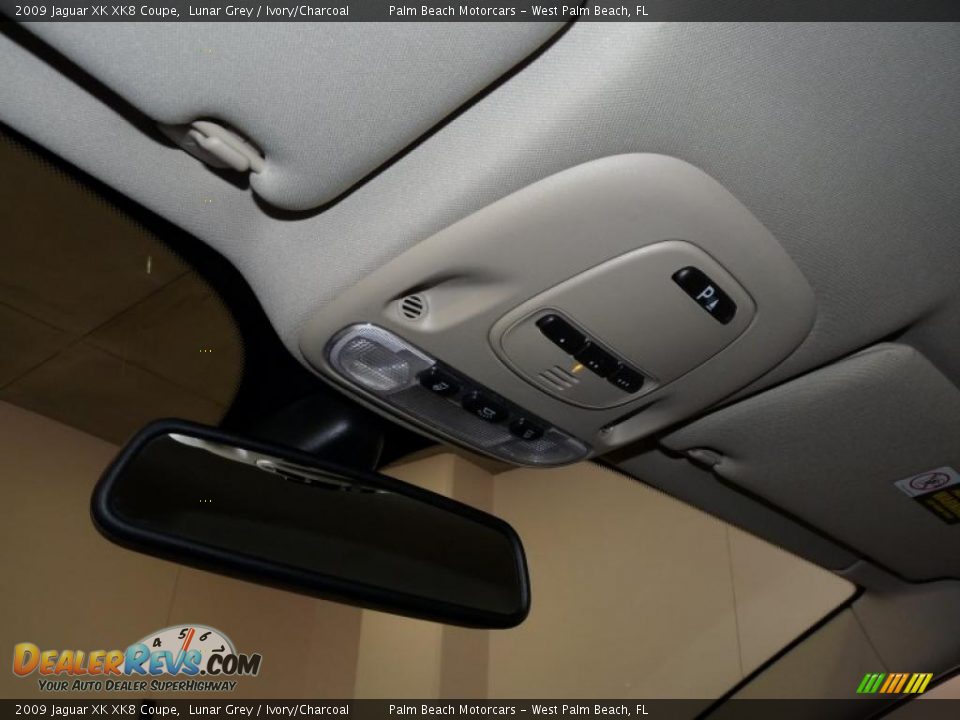 2009 Jaguar XK XK8 Coupe Lunar Grey / Ivory/Charcoal Photo #27