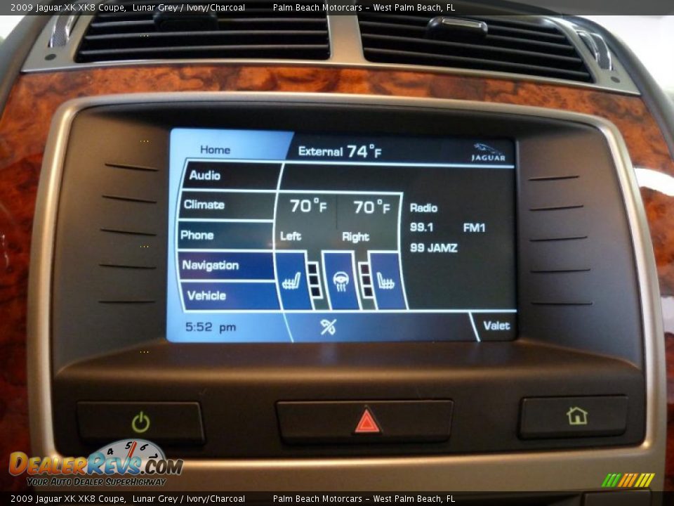 2009 Jaguar XK XK8 Coupe Lunar Grey / Ivory/Charcoal Photo #28