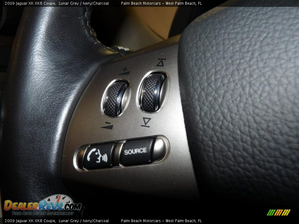 2009 Jaguar XK XK8 Coupe Lunar Grey / Ivory/Charcoal Photo #31