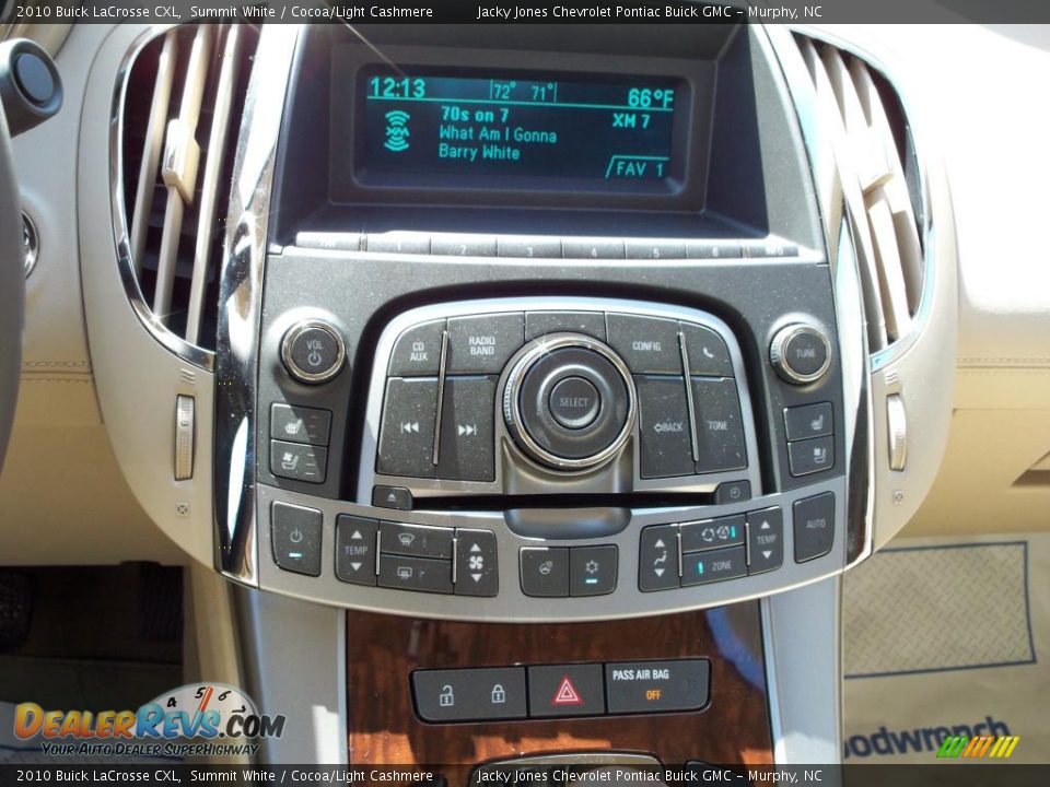 2010 Buick LaCrosse CXL Summit White / Cocoa/Light Cashmere Photo #14