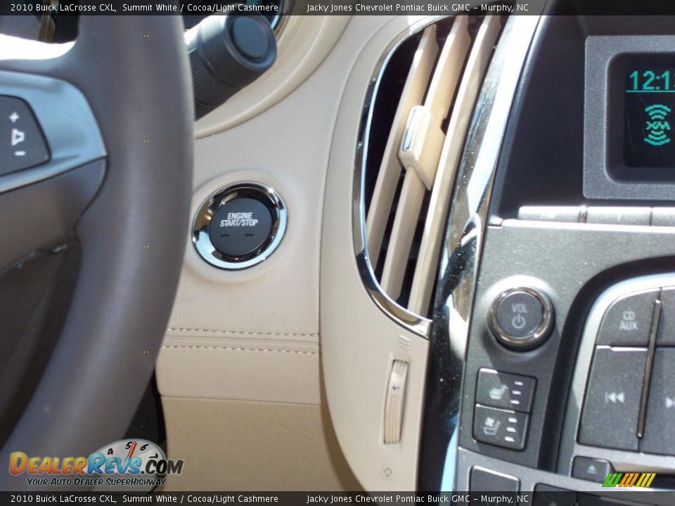 2010 Buick LaCrosse CXL Summit White / Cocoa/Light Cashmere Photo #15