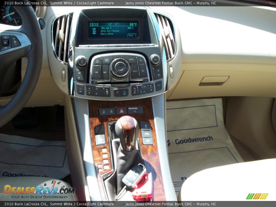 2010 Buick LaCrosse CXL Summit White / Cocoa/Light Cashmere Photo #17