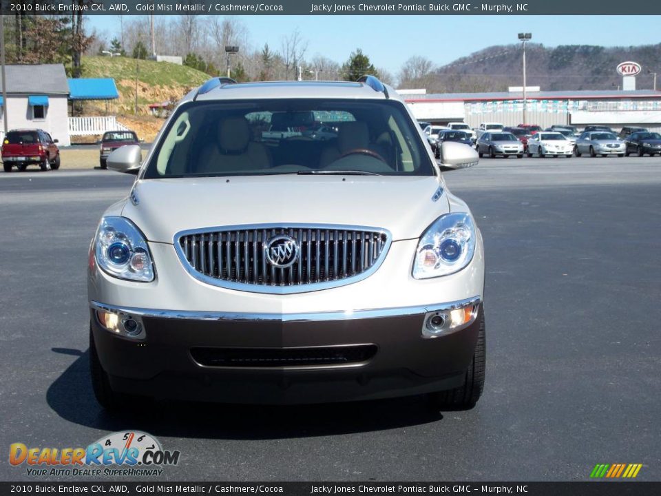 2010 Buick Enclave CXL AWD Gold Mist Metallic / Cashmere/Cocoa Photo #12