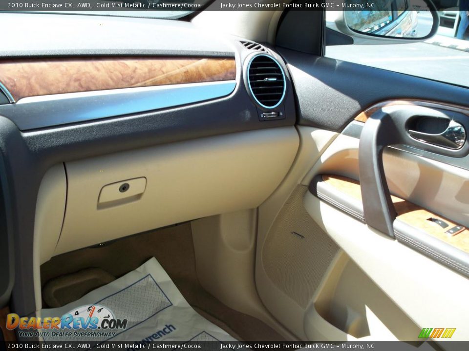 2010 Buick Enclave CXL AWD Gold Mist Metallic / Cashmere/Cocoa Photo #14