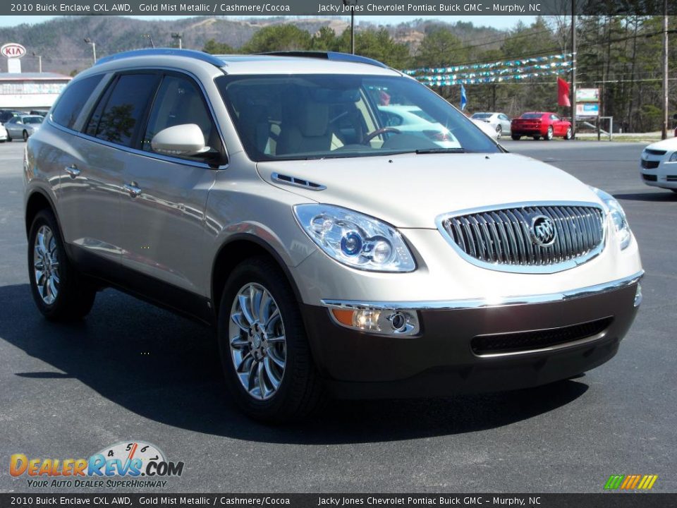 2010 Buick Enclave CXL AWD Gold Mist Metallic / Cashmere/Cocoa Photo #21