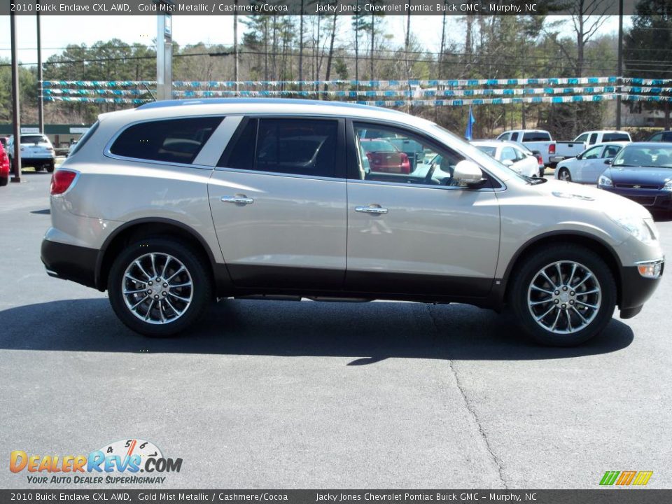 2010 Buick Enclave CXL AWD Gold Mist Metallic / Cashmere/Cocoa Photo #22