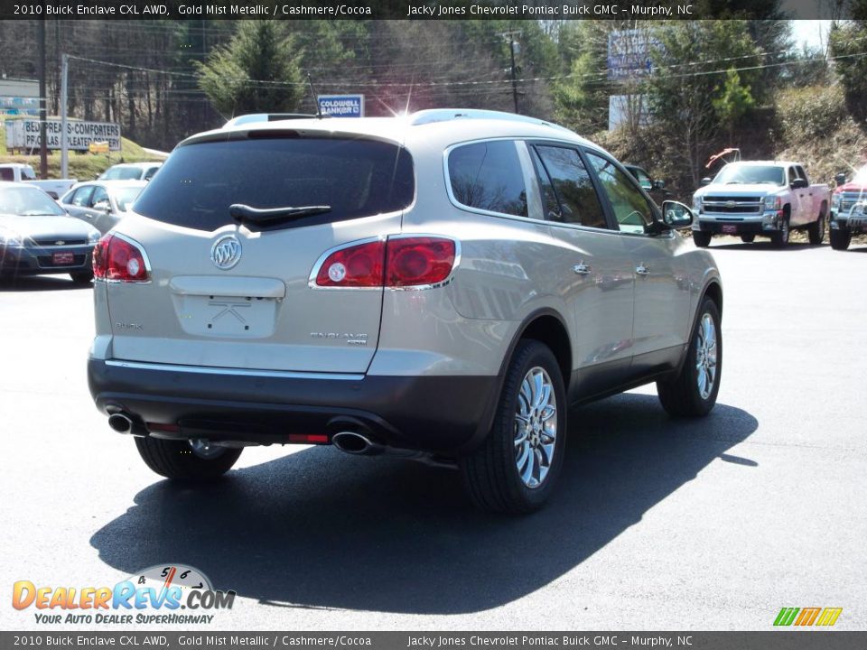 2010 Buick Enclave CXL AWD Gold Mist Metallic / Cashmere/Cocoa Photo #23