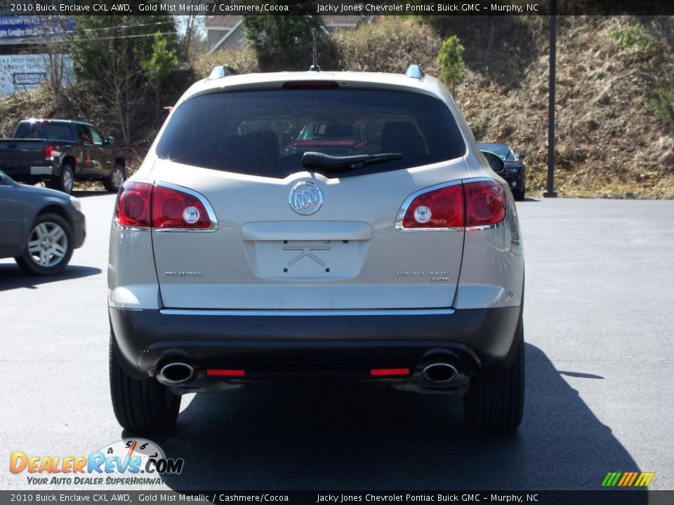 2010 Buick Enclave CXL AWD Gold Mist Metallic / Cashmere/Cocoa Photo #24